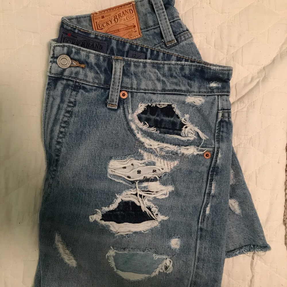 Lucky Brand High Wasted Distressed Shorts
